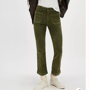 Free People High Time Velvet Kick Flare Pants